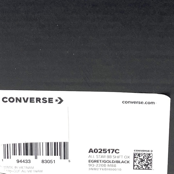 Converse BB Shift Gold White Basketball Sneaker Suede Mesh Women Mid Top A02517C - Picture 8 of 9